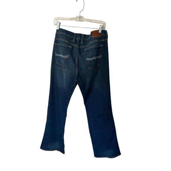 Lucky Brand Jeans Womens Blue Denim Sweet N Low Flare Mid Rise Retro 32 X31 - Picture 4 of 5